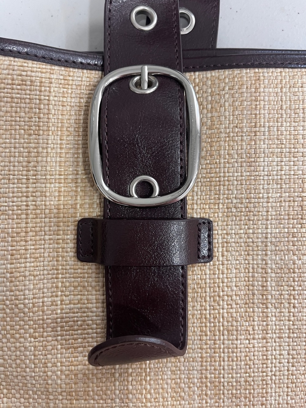 Banana Republic Brown Woven Straw Tote Bag - Picture 8 of 11